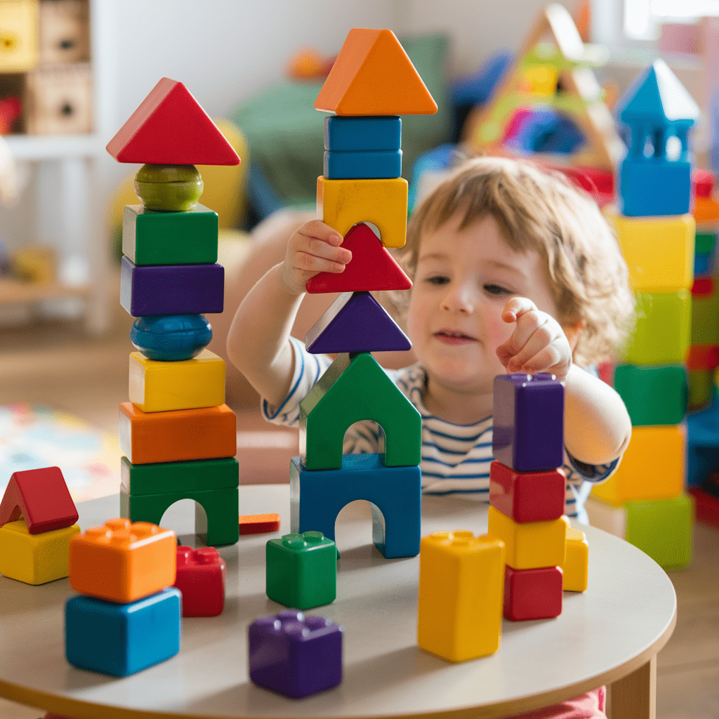 Building block Toys Help Child Develop, Motor Skills & Hand-Eye