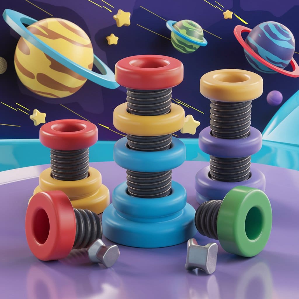 3D Screw Nut Puzzle Drill Toys for Endless Fun & Learning and Develope