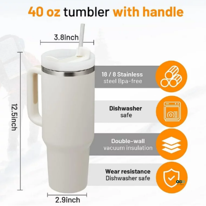 40oz Stainless Steel Tumbler