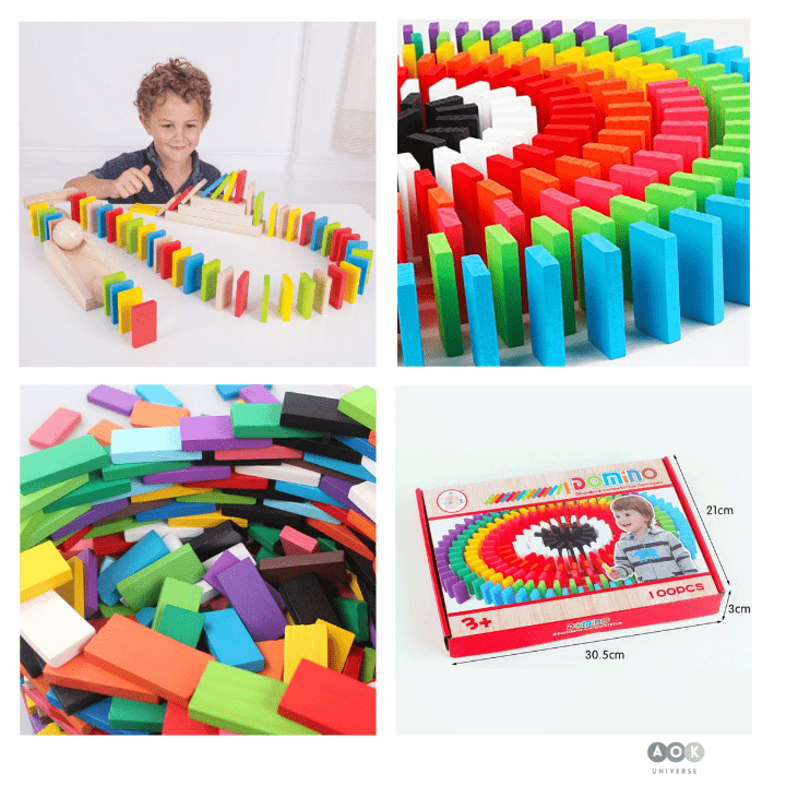 Domino 100 Pieces 3+ Game for Kids