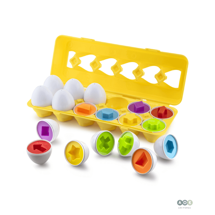 Eggs Puzzle Set Colors Sort Toys
