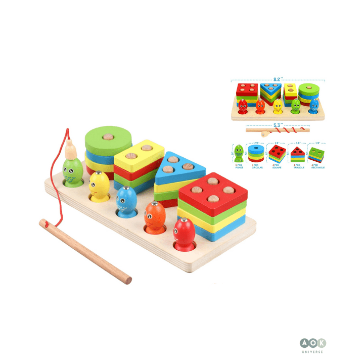 Wooden Shape Matching Toys