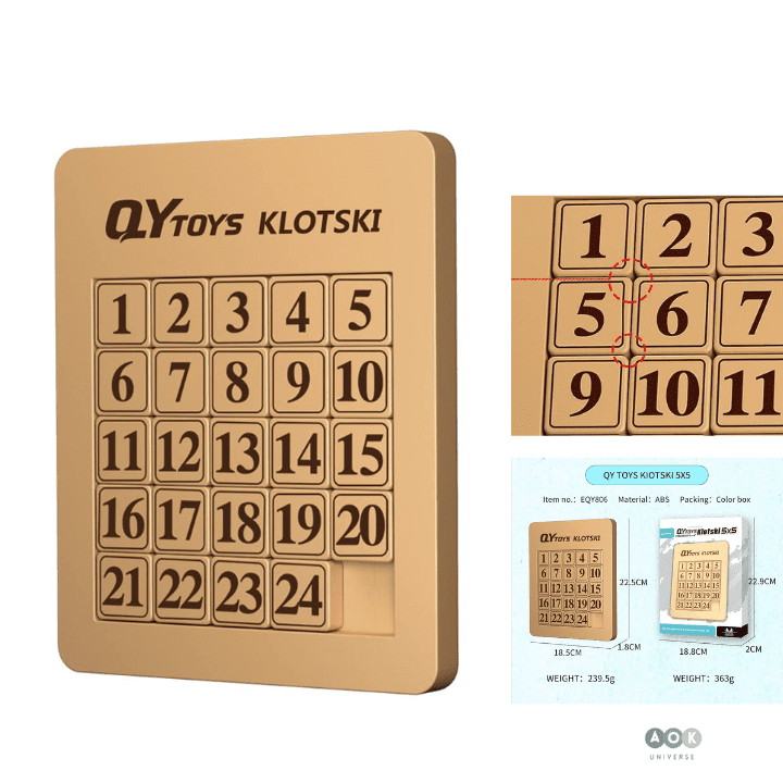 QY 5x5 - 24-Number Sliding Puzzle