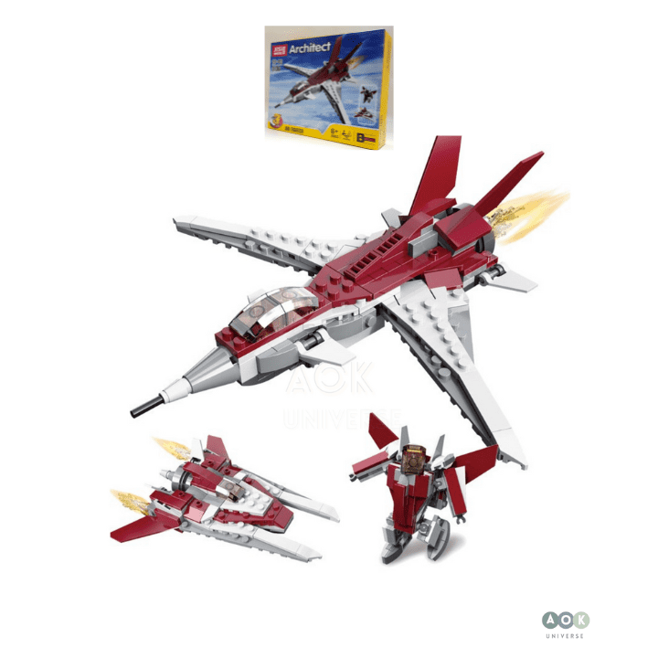 Air Fighter Building Blocks Toy 3-in-1