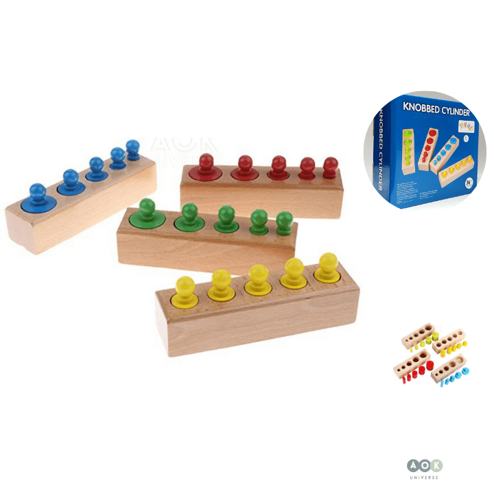 Montessori Knobbed Cylinders Toy